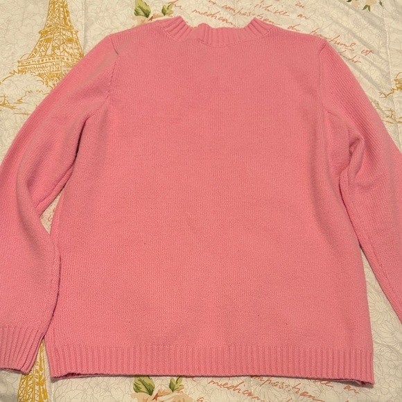 Pink Sweater with 'Beautiful' Script - Picture 3 of 3